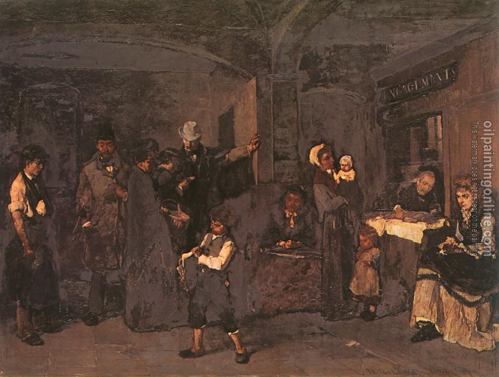 Munkacsy, Mihaly - The Pawnbroker s Shop